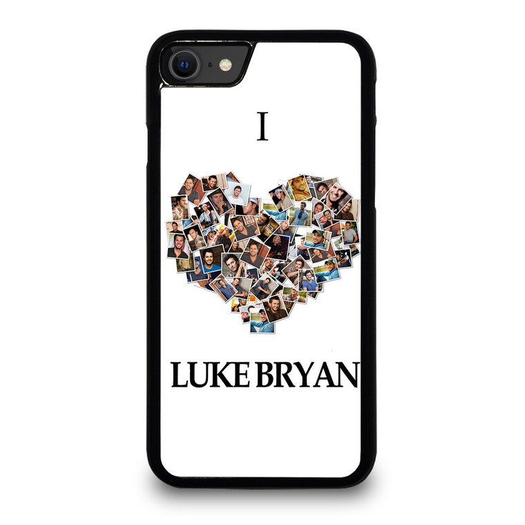 I LOVE LUKE BRYAN COLLAGE iPhone SE 2020 Case Cover