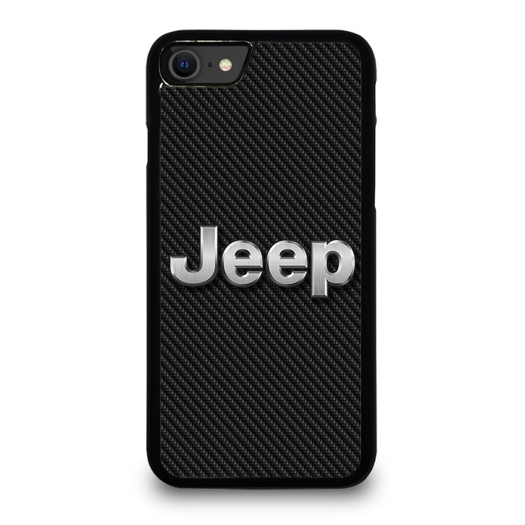 JEEP LOGO CARBON iPhone SE 2020 Case Cover