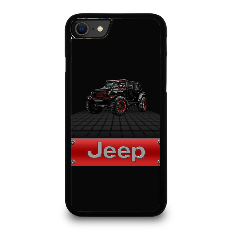 JEEP WRANGLER BLACK LOGO iPhone SE 2020 Case Cover JEEP WRANGLER BLACK LOGO iPhone SE 2020 Case Cover