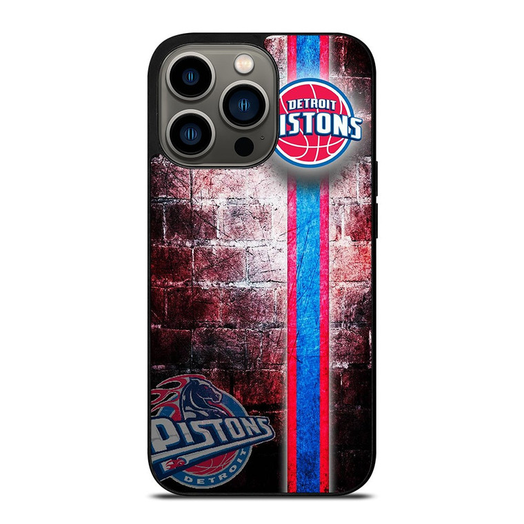 DETROIT PISTONS WALL LOGO iPhone 13 Pro Case Cover