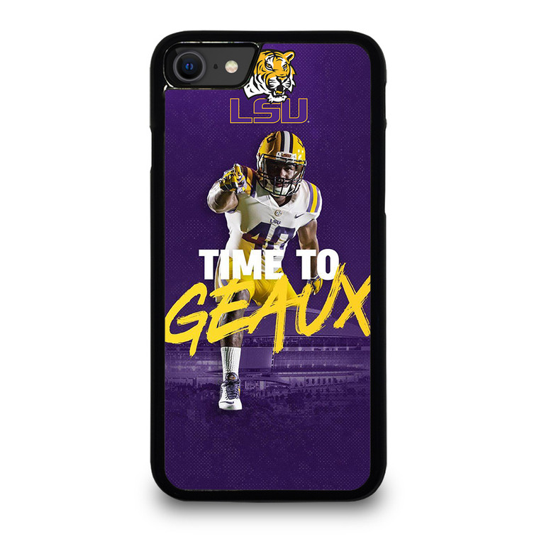 LSU TIGERS TIME TO GEAUX iPhone SE 2020 Case Cover