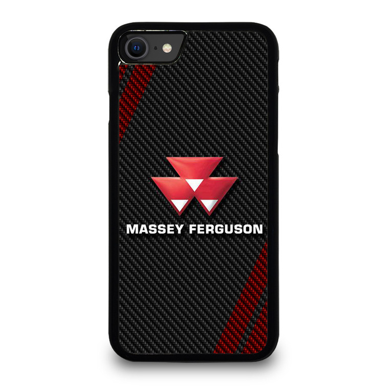 MASSEY FERGUSON CARBON LOGO iPhone SE 2020 Case Cover