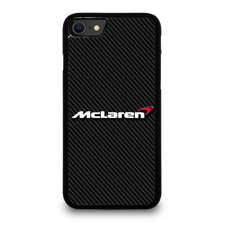 MCLAREN LOGO CARBON iPhone SE 2020 Case Cover