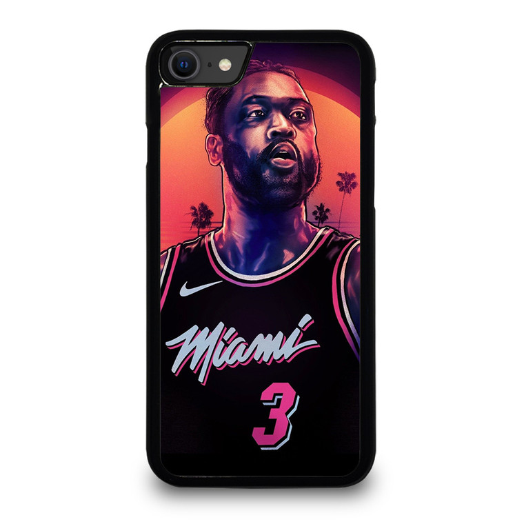 MIAMI HEAT DWYANE WADE 3 NBA iPhone SE 2020 Case Cover