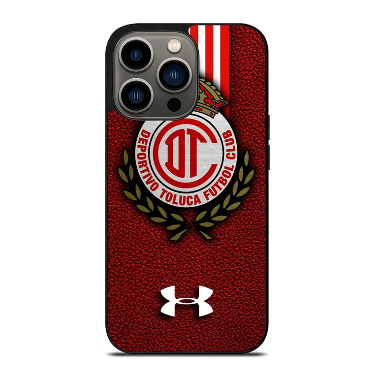 DEPORTIVO TOLUCA FC LEATHER LOGO iPhone 13 Pro Case Cover