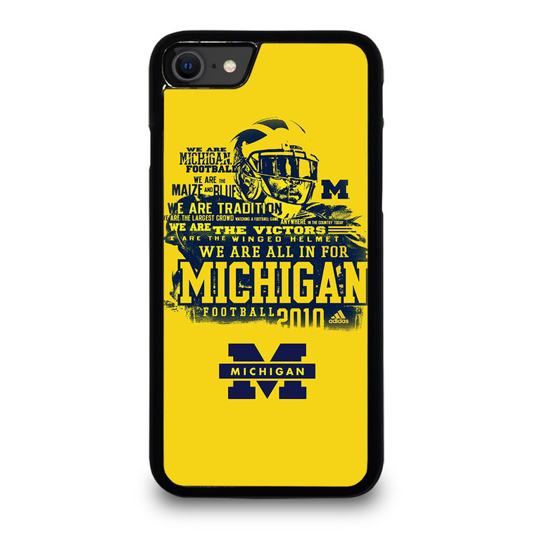 MICHIGAN WOLVERINES QUOTE NFL iPhone SE 2020 Case Cover