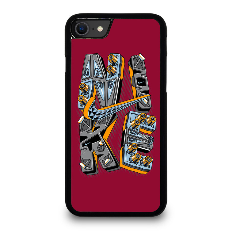 NIKE SOLES LOGO ART iPhone SE 2020 Case Cover