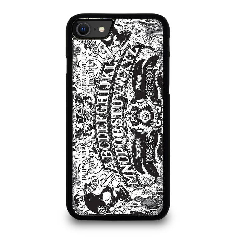 OUIJA BOARD BLACK AND WHITE iPhone SE 2020 Case Cover