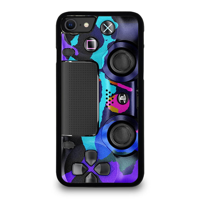 PS4 CONTROLLER PLAYSTATION CAMO iPhone SE 2020 Case Cover