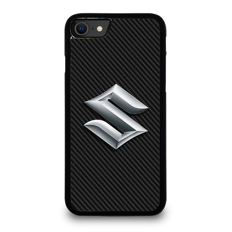 SUZUKI MOTOR CARBON LOGO iPhone SE 2020 Case Cover