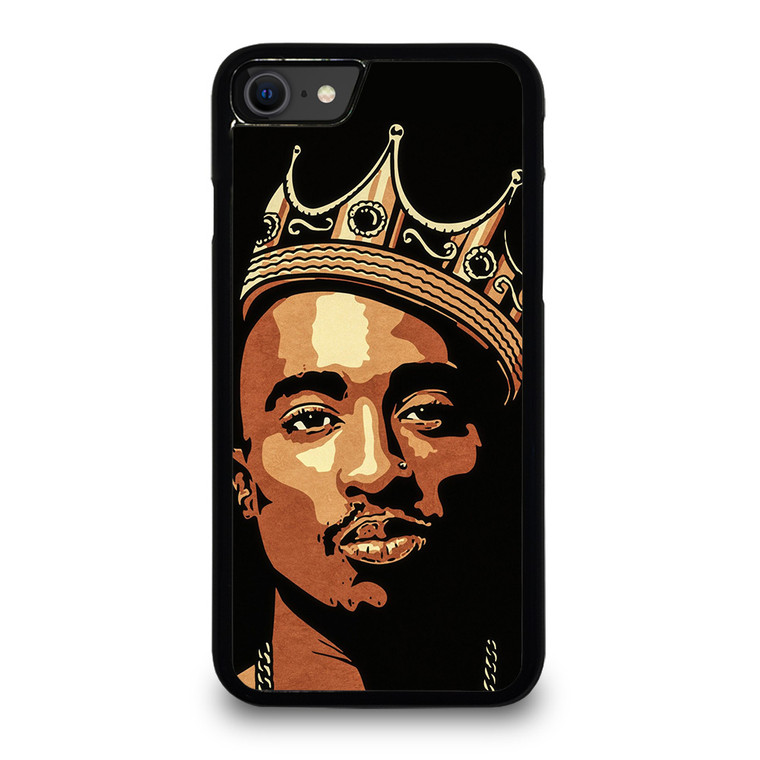 THE KING TUPAC SHAKUR ART iPhone SE 2020 Case Cover
