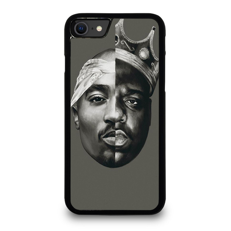 TUPAC AND NOTORIOUS BIG ART iPhone SE 2020 Case Cover