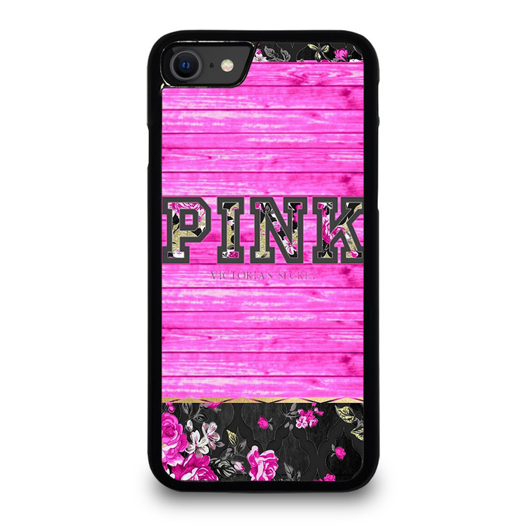 VICTORIA'S SECRET PINK FLORAL iPhone SE 2020 Case Cover