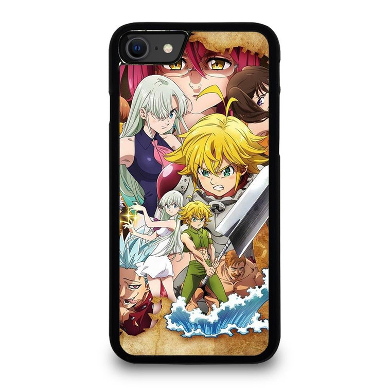 7 SEVEN DEADLY SINS ANIME CHARACTER iPhone SE Case Cover iPhone SE 2020 Case Cover