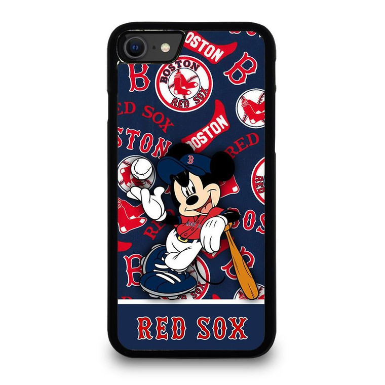 BOSTON RED SOX MICKEY MOUSE iPhone SE Case Cover iPhone SE 2020 Case Cover