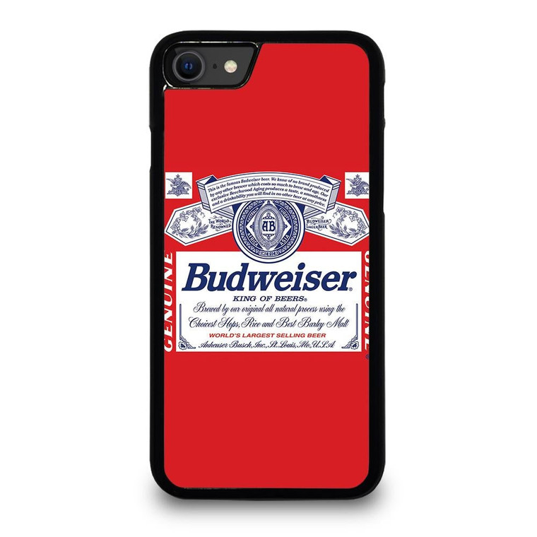 BUDWEISER KING OF BEER EMBLEM iPhone SE Case Cover iPhone SE 2020 Case Cover