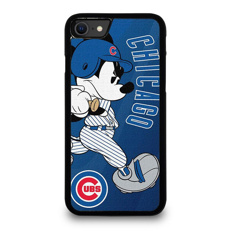 CHICAGO CUBS LOGO MICKEY MOUSE iPhone SE Case Cover iPhone SE 2020 Case Cover