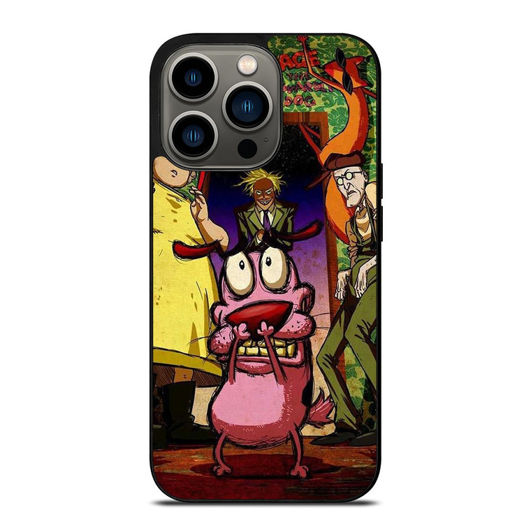 COURAGE THE COWARDLY DOG ART iPhone 13 Pro Case Cover