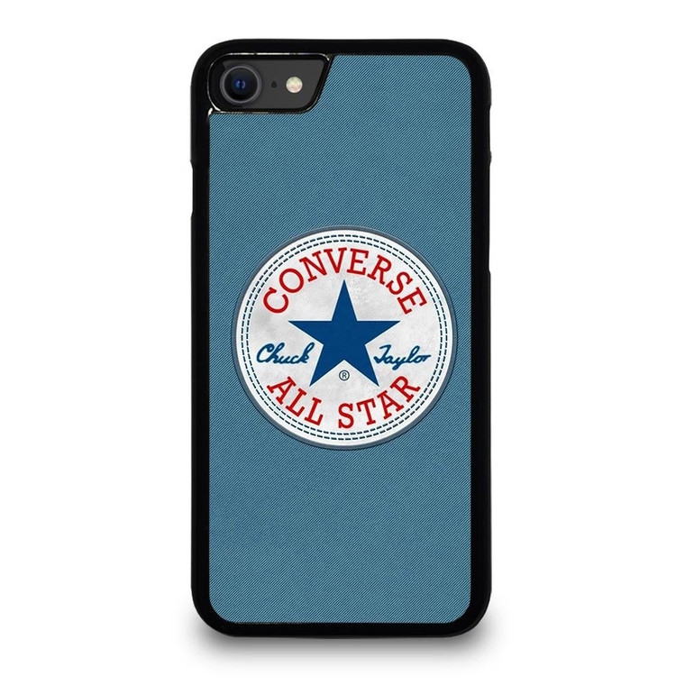CONVERSE SNEAKERS LOGO BLUE iPhone SE Case Cover iPhone SE 2020 Case Cover