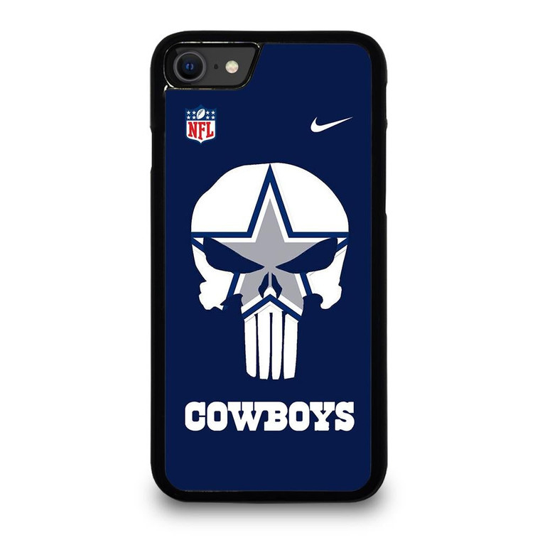 DALLAS COWBOYS NIKE THE PUNISHER iPhone SE Case Cover iPhone SE 2020 Case Cover