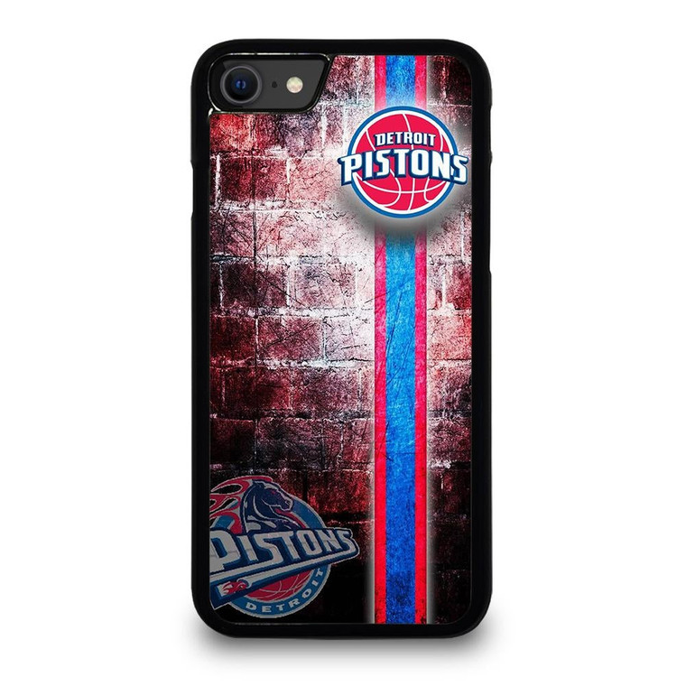 DETROIT PISTONS WALL LOGO iPhone SE Case Cover iPhone SE 2020 Case Cover