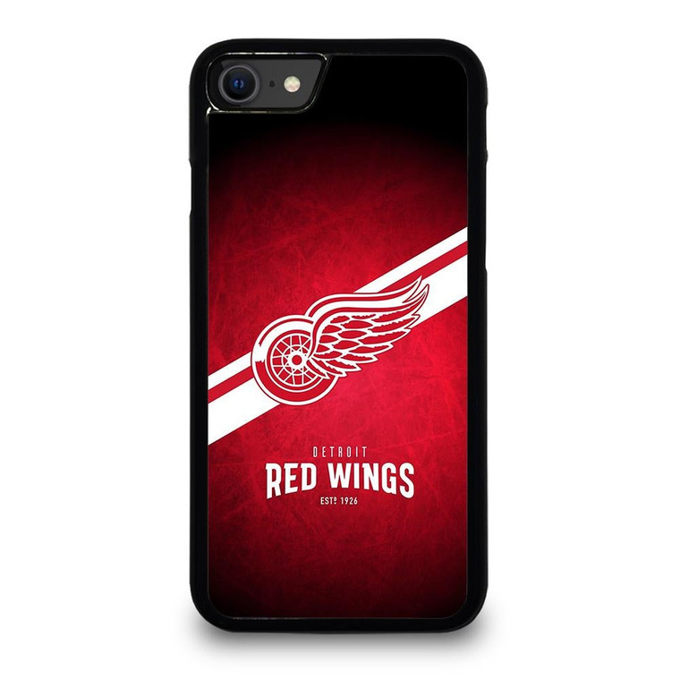 DETROIT RED WINGS NHL TEAM LOGO iPhone SE Case Cover iPhone SE 2020 Case Cover