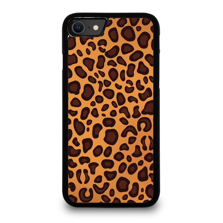 LEAPARD BROWN PATTERN iPhone SE Case Cover iPhone SE 2020 Case Cover