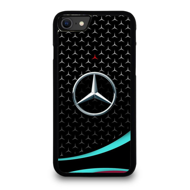MERCEDES BENZ PATTERN LOGO iPhone SE Case Cover iPhone SE 2020 Case Cover