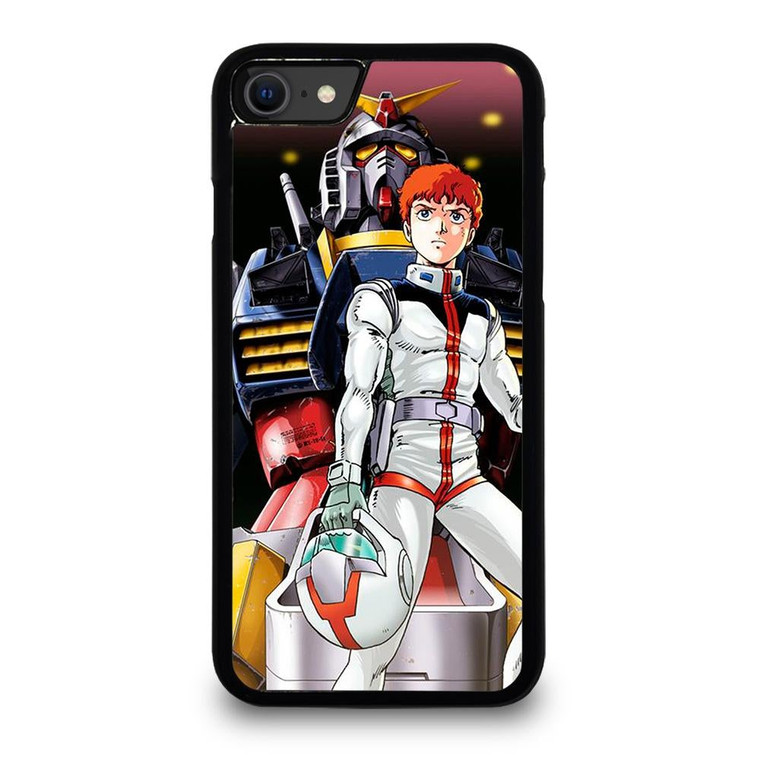 MOBILE SUITE GUNDAM AMURO RAY iPhone SE Case Cover iPhone SE 2020 Case Cover