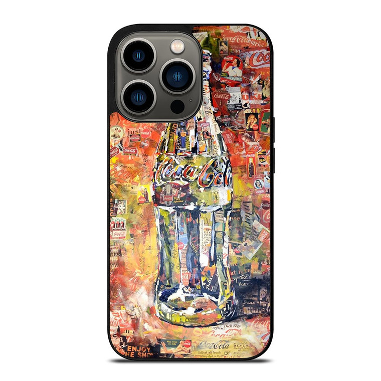 COCA COLA BOTTLE ART iPhone 13 Pro Case Cover