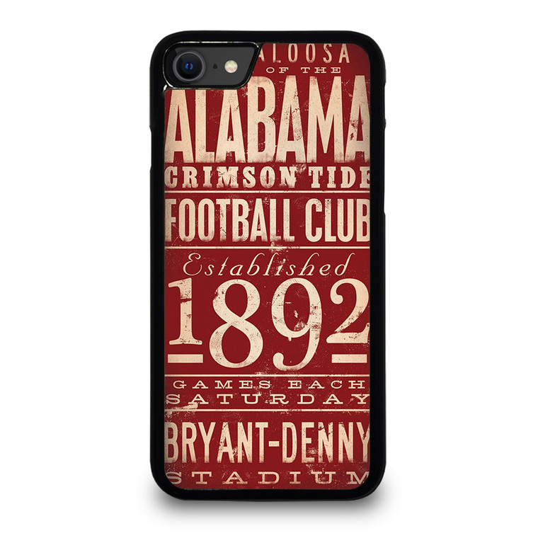 ALABAMA CRIMSON TIDE FOOTBALL CLUB 1892 iPhone SE 2020 Case Cover