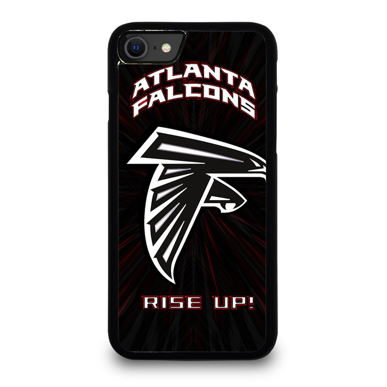 ATLANTA FALCONS RISE UP LOGO iPhone SE 2020 Case Cover