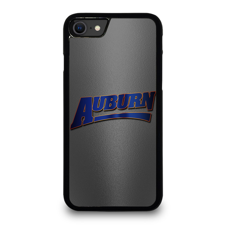AUBURN TIGERS FOOTBALL METAL LOGO iPhone SE 2020 Case Cover