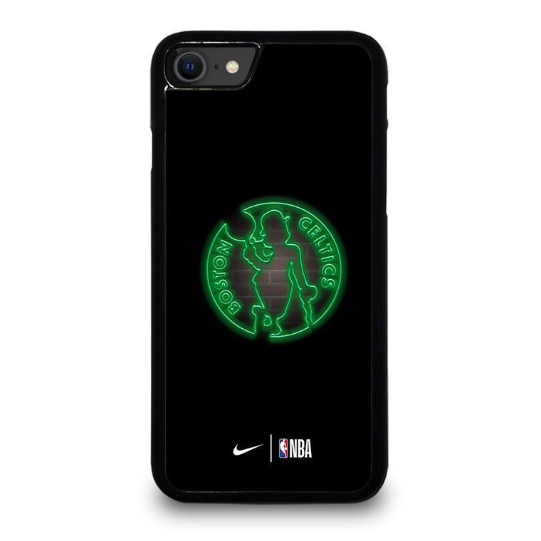 BOSTON CELTICS NEON NIKE NBA iPhone SE 2020 Case Cover