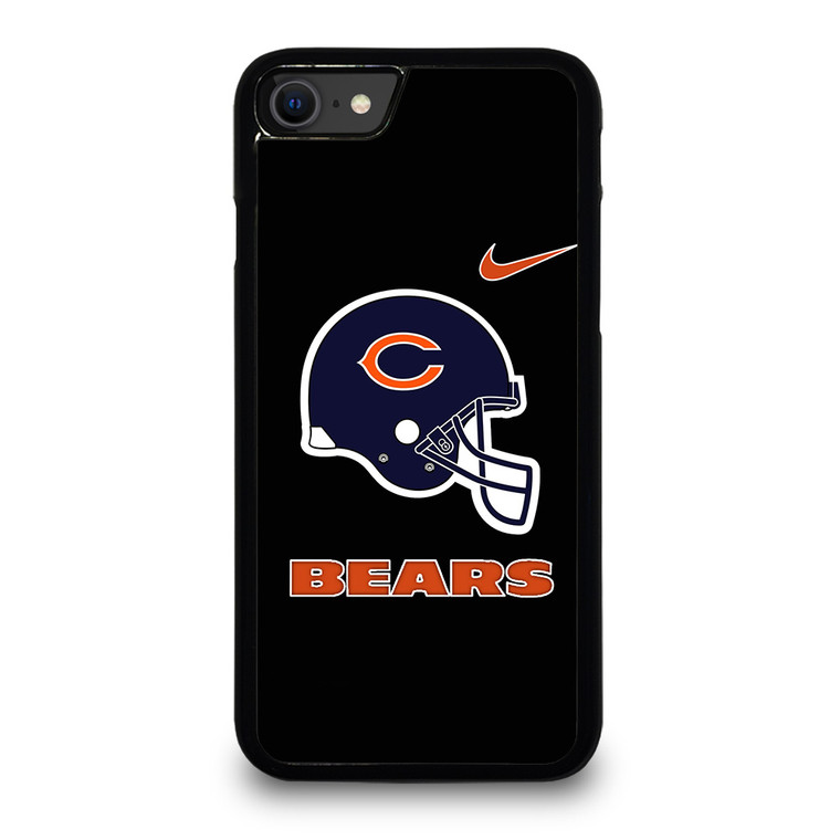 CHICAGO BEARS NFL HELMET NIKE iPhone SE 2020 Case Cover