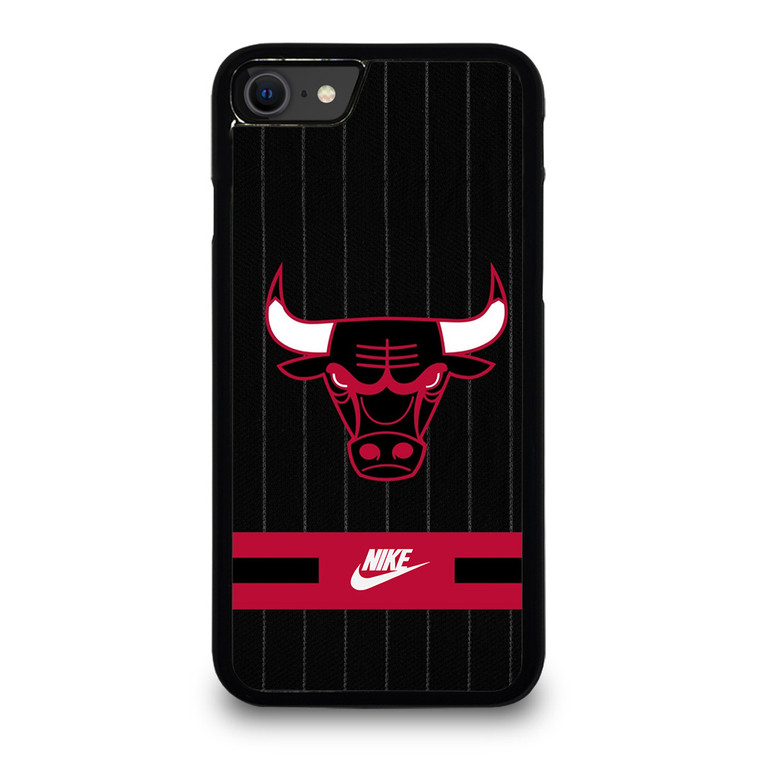 CHICAGO BULLS NIKE STRIPE iPhone SE 2020 Case Cover