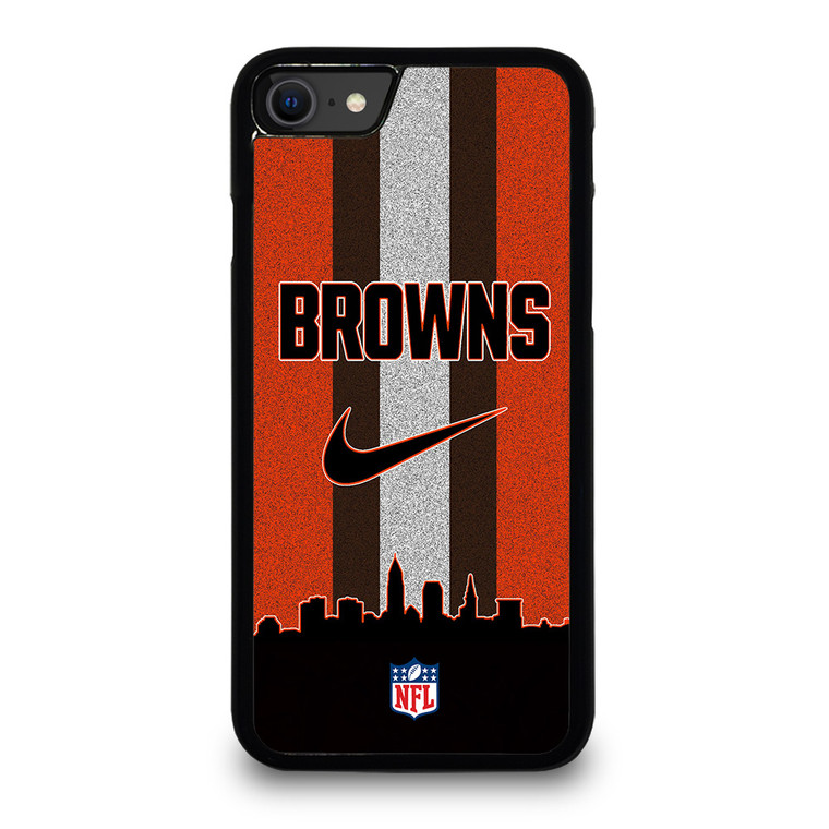 CLEVELAND BROWNS NIKE STRIPE iPhone SE 2020 Case Cover