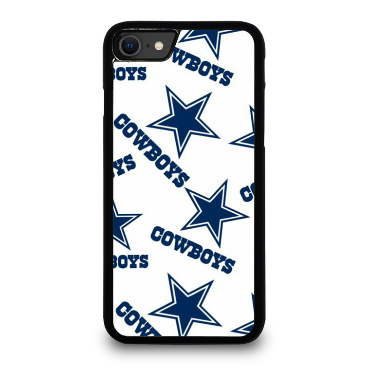 DALLAS COWBOYS LOGO PATTERN iPhone SE 2020 Case Cover
