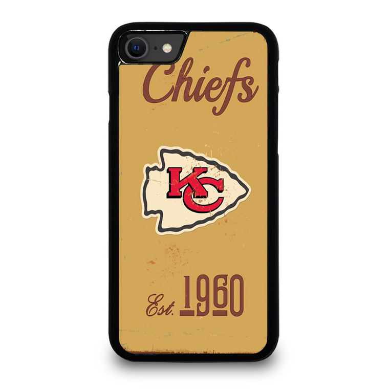 KANSAS CITY CHIEFS RUSTY LOGO iPhone SE 2020 Case Cover