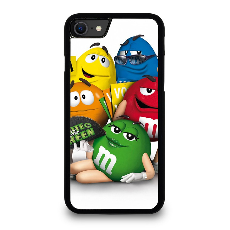 M&M'S CHOCOLATE MASCOT ALL iPhone SE 2020 Case Cover