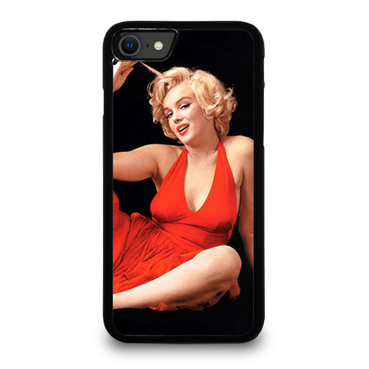 MARILYN MONROE RED DRESS iPhone SE 2020 Case Cover