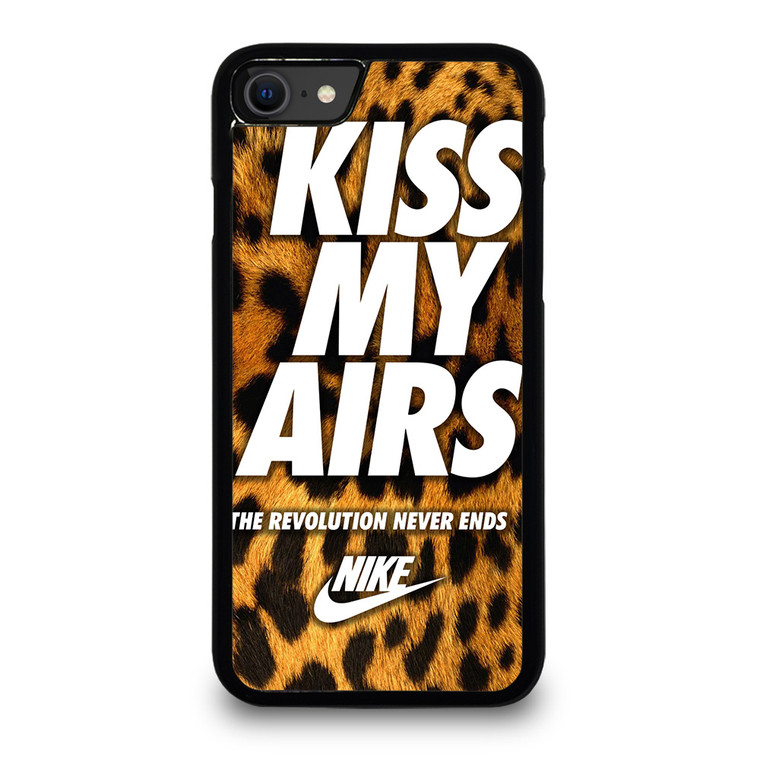 NIKE KISS MY AIRS LEOPARD iPhone SE 2020 Case Cover