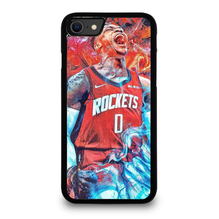 RUSSELL WESTBROOK HOUSTON ROCKETS iPhone SE 2020 Case Cover