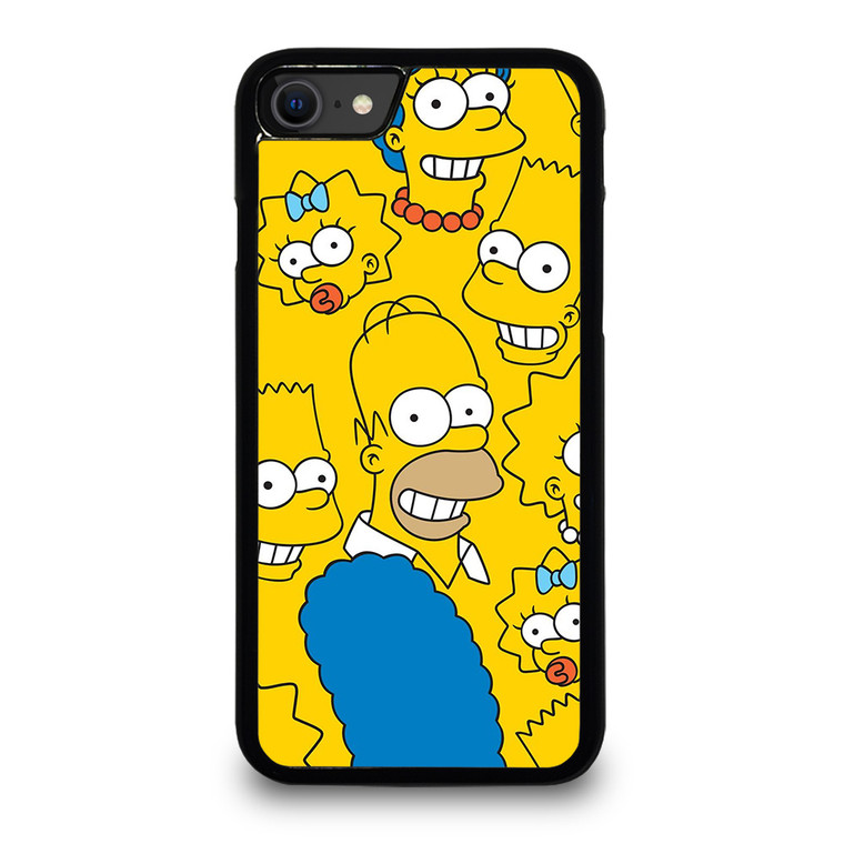 THE SIMPSONS CARTOON COLLAGE iPhone SE 2020 Case Cover THE SIMPSONS CARTOON COLLAGE iPhone SE 2020 Case Cover