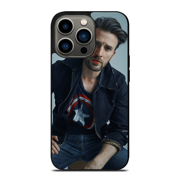CHRIS EVANS CAPTAIN AMERICA iPhone 13 Pro Case Cover