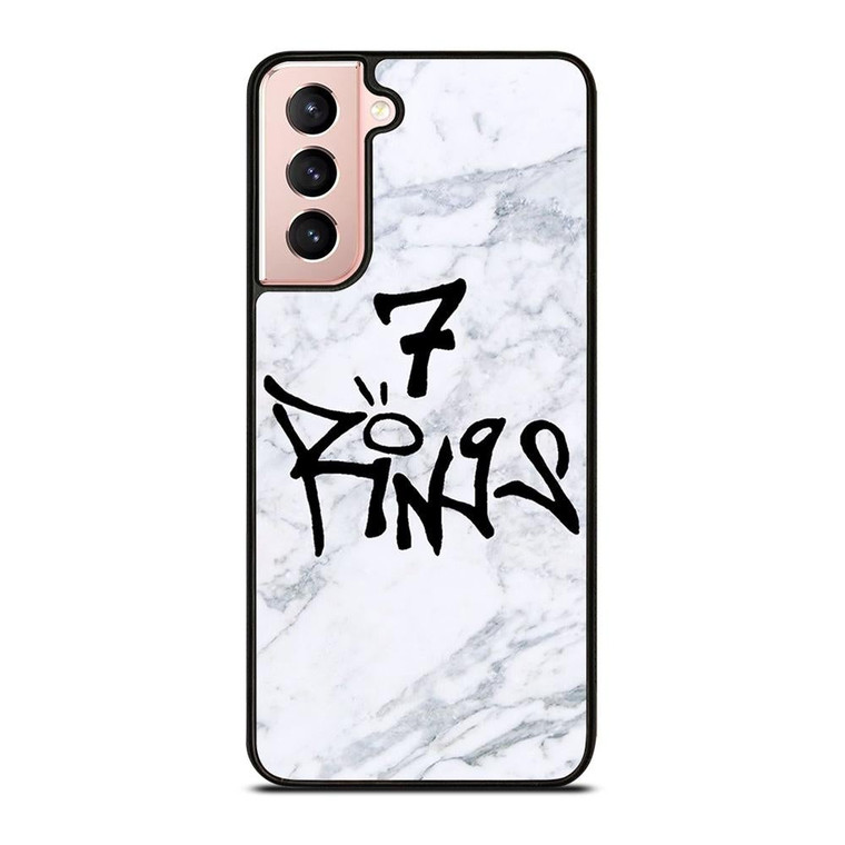 7 RINGS ARIANA GRANDE MARBLE Samsung Galaxy S21 Case Cover