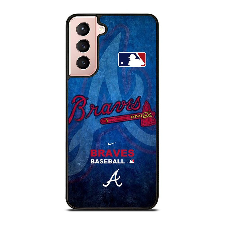 ATLANTA BRAVES LOGO MLB Samsung Galaxy S21 Case Cover