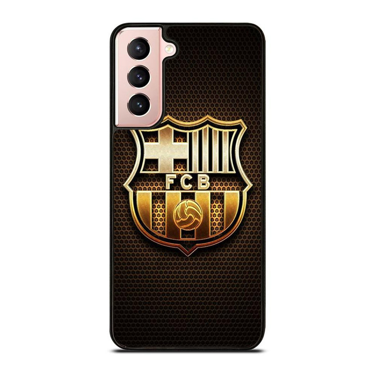 BARCELONA FC GOLD LOGO Samsung Galaxy S21 Case Cover