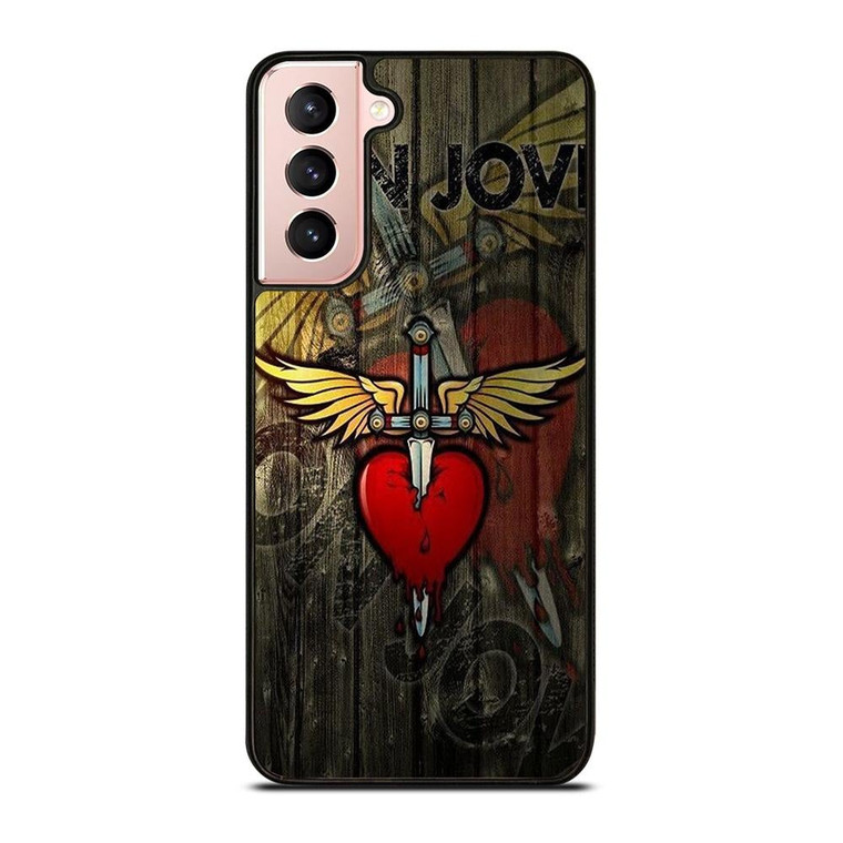 BON JOVI WOODEN LOGO Samsung Galaxy S21 Case Cover