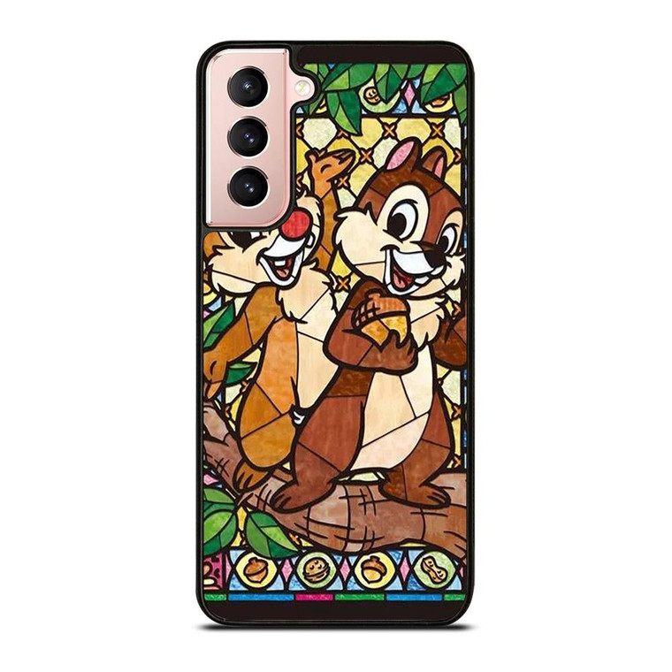 CHIP AND DALE DISNEY GLASS Samsung Galaxy S21 Case Cover